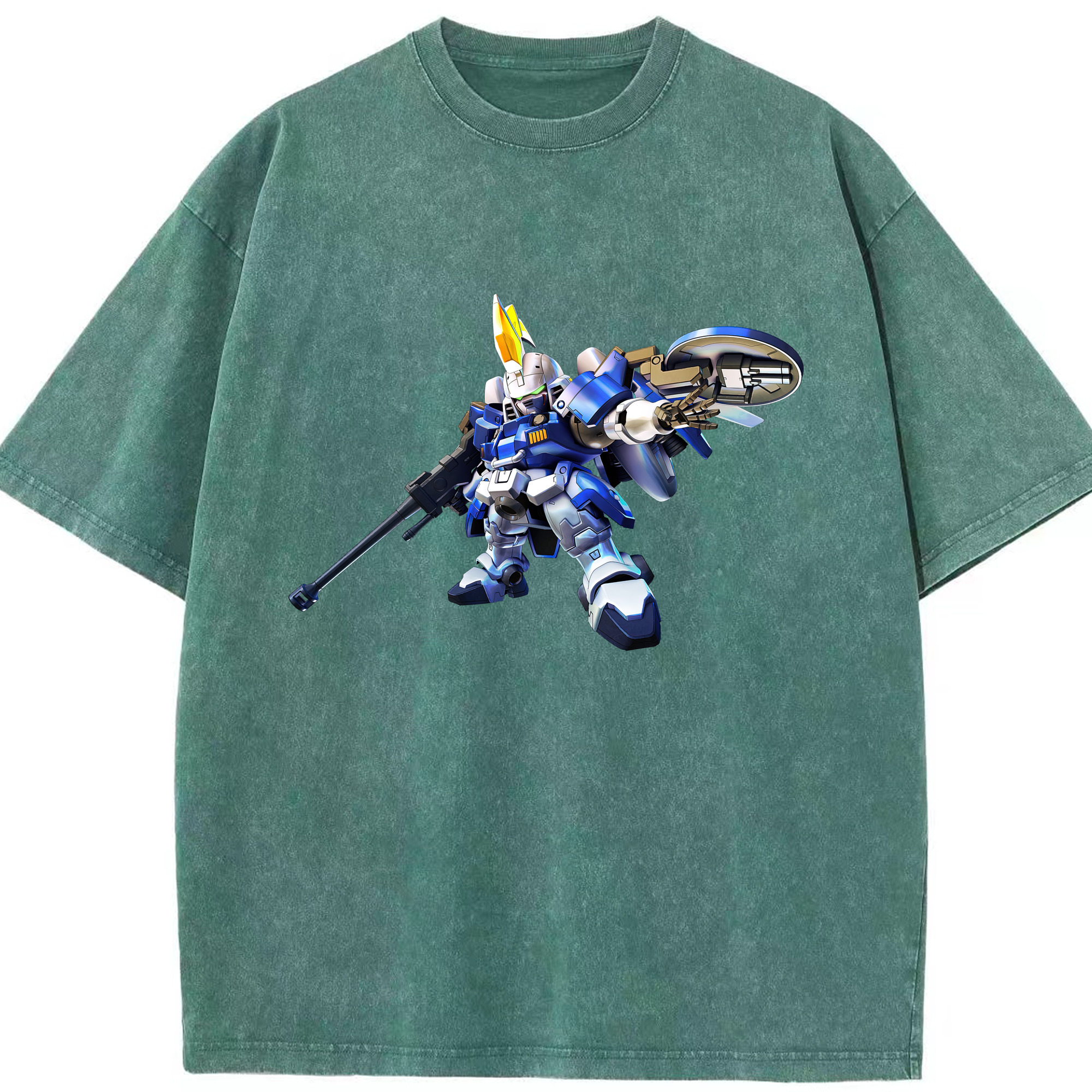 （画像用） 機動戦士ガンダム Mobile Suit Gundam 綿100% ヴィンテージ風 半袖Tシャツ（フロントプリント）